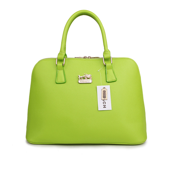 Coach City In Logo Large Green Satchels BKY | Coach Outlet Canada